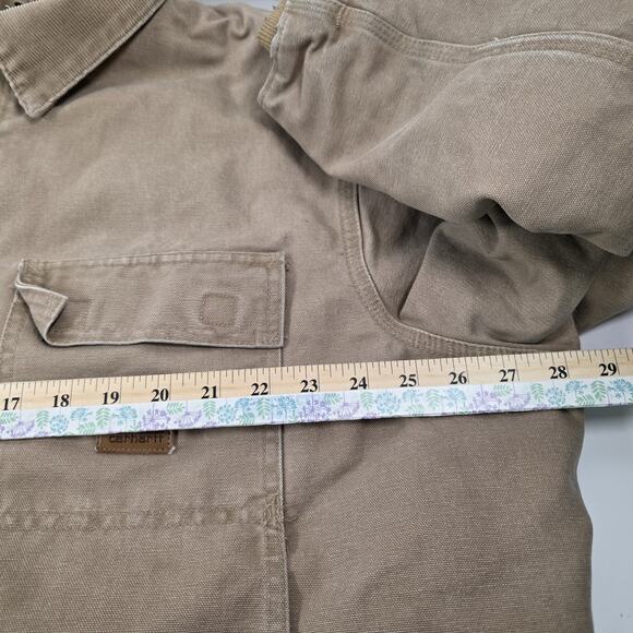 Carhartt Jacket Mens XLT Brown C26 Duck Canvas Quilted Workwear chore jacket - Picture 16 of 16